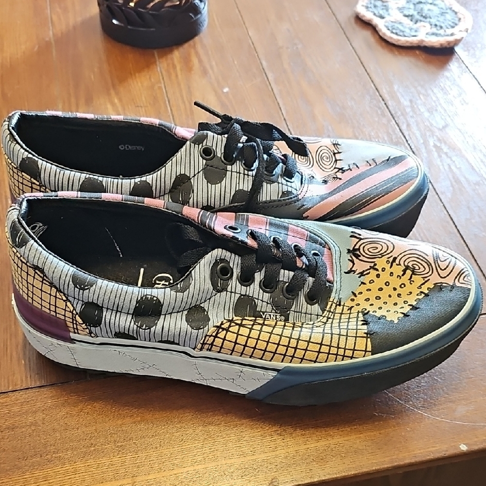 Vans Nightmare Before Christmas Sally Platform Era Sneakers Womens 10/mens 8.5